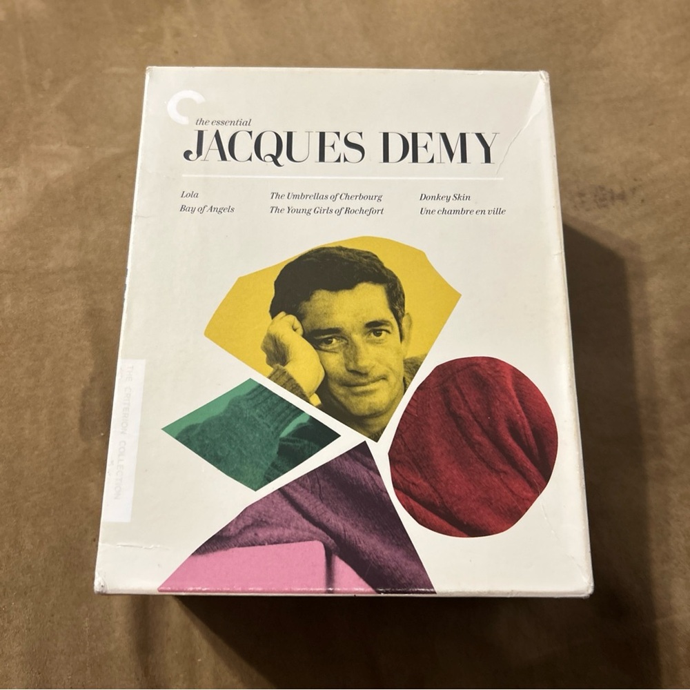 Jacques Demy blu-ray Box Set Draft stamp on box